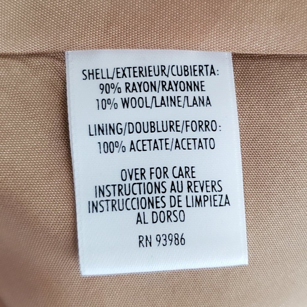 Petite Sophisticate Floral Maxi Skirt | Like New | 2P | Tan Red Gold Smokey Blue - Picture 11 of 13
